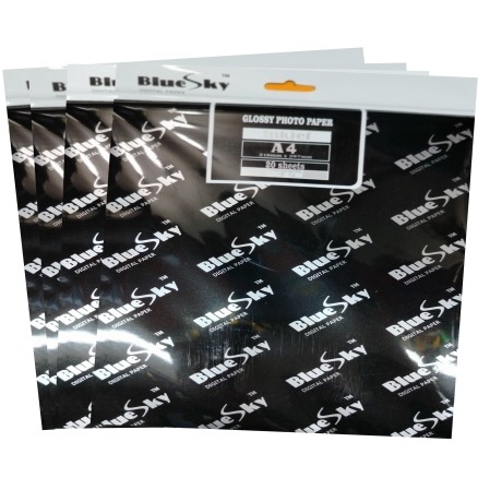 Blue sky 200 gsm glossy photo paper