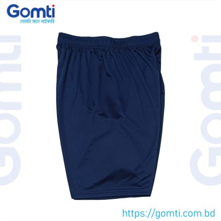 Navy Blue Color Mesh Fabrics Short Pant For Men - 6154