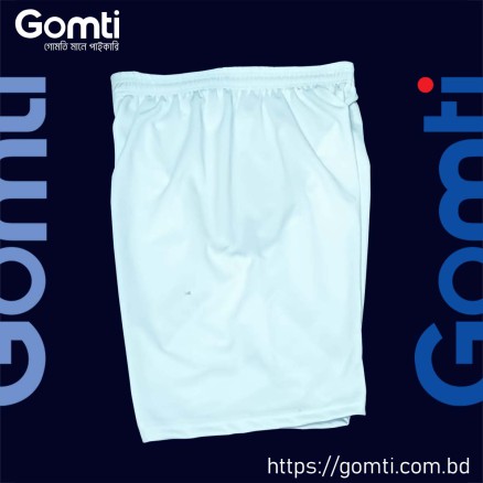 Lite Blue Color Mesh Fabrics Short Pant For Men - 6155