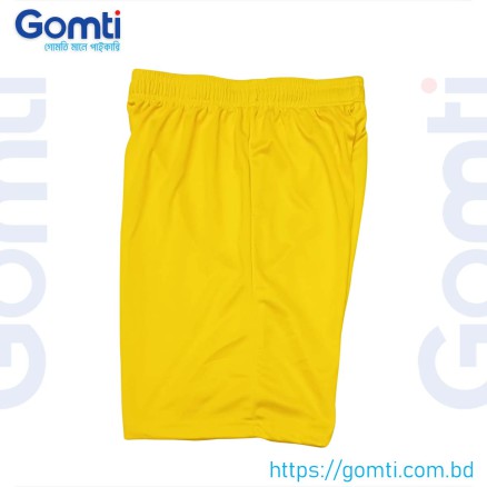 Yellow Color Mesh Fabrics Short Pant For Men - 6157