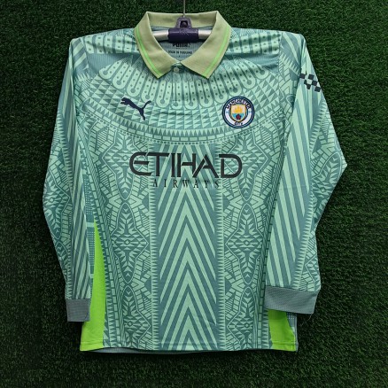 Manchester City Full Sleeve Polo Embroidery Jersey For Men_6252