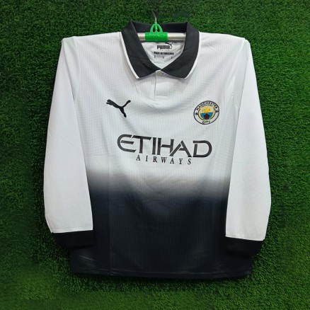 Manchester City Full Sleeve Polo Embroidery Jersey For Men_6256