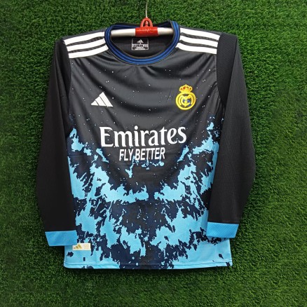 Real Madrid Full Sleeve Gol Gola Embroidery Jersey For Men_6258