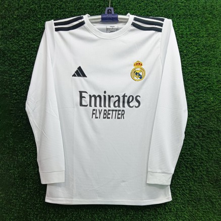 Real Madrid Full Sleeve Gol Gola Embroidery Jersey For Men_6259