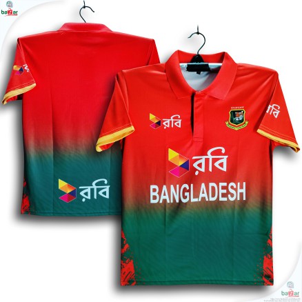 Bangladesh Cricket  Robi T 20 Short Sleeve Polo Jersey For Men_2101