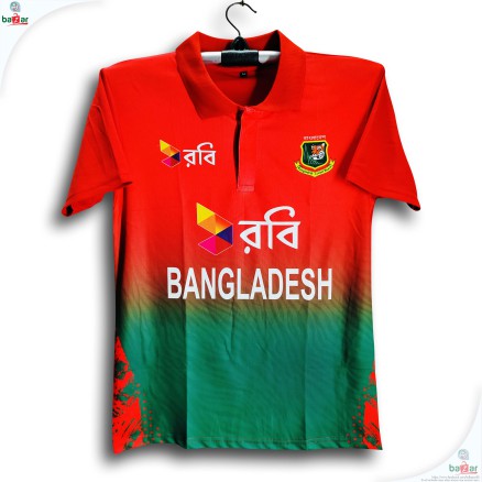 Bangladesh Cricket  Robi T 20 Short Sleeve Polo Jersey For Men_2102