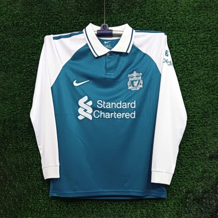 Liverpool Polo Embroidery Full Sleeve Football Jersey For Men_6284