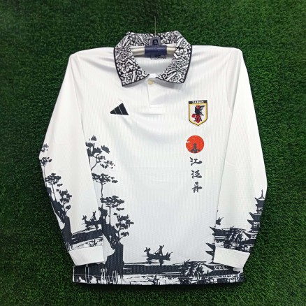 Japan Polo Full Sleeve Embroidery Football Jersey For Men_6295