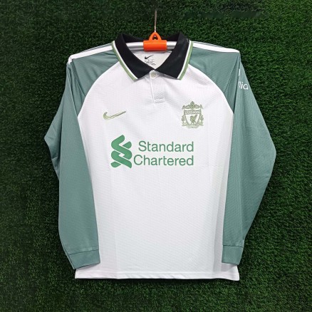 Liverpool Polo Full Sleeve Embroidery Football Jersey For Men_6296