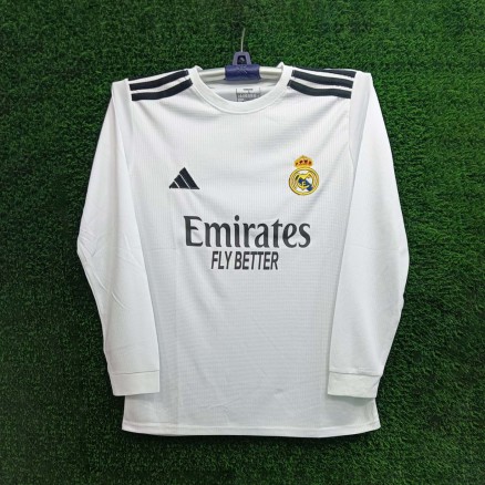 Real Madrid Full Sleeve Embroidery Football Jersey For Men_6298