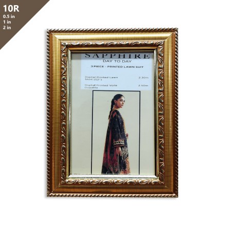10R Golden [1 inches] Photo Frame_8821