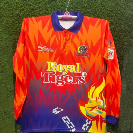 Durbar Rajshahi Polo Full-Sleeve BPL Cricket 4 part Jersey For Men -8651