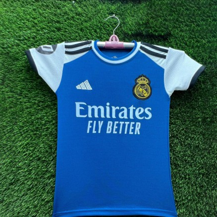 Real Madrid Embroidary Gol Gola Football Jersey For Boy -8756