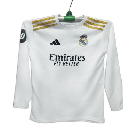 Real Madrid Embroidary Fullsleeve Jersey Football For Boy -8702