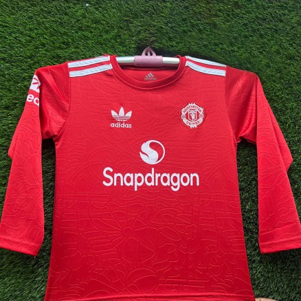 Manchester United Embrodary Full-sleeve Jersey Football For Boy -8707