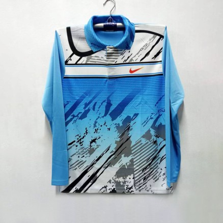 Sublimation Full Sleeve Polo Jersey For Men_3706