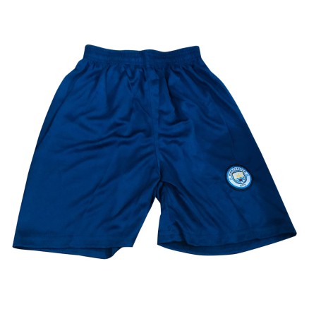 Navy Blue Color Mesh Fabrics Short Pant For Baby - 4604