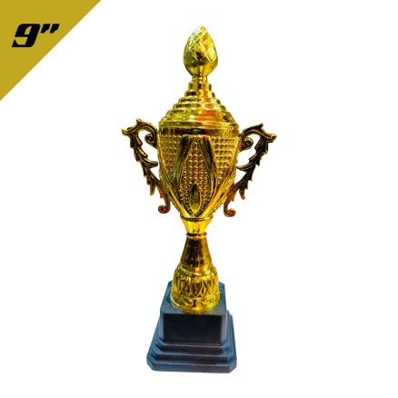 Gold Trophy 9’’ for Sports tournaments_10043