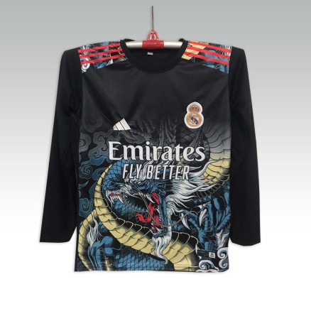 Real Madrid Full Sleeve Embroidary Jersey boy_8002
