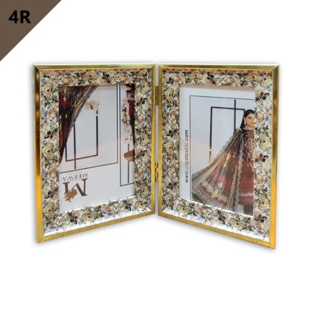 4R Double Golden design Photo Frame_4013