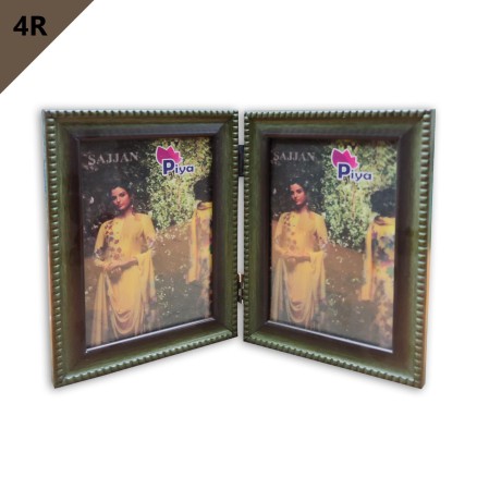 4R Double Green Photo Frame_4015