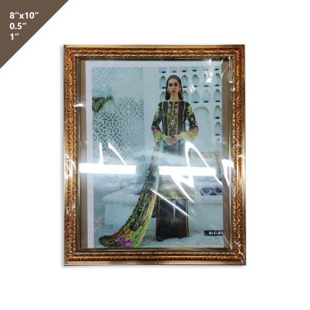 8’’10'' Black Golden Photo Frame_4022