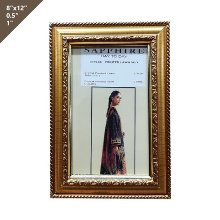 8''x12''Golden Photo Frame_4033