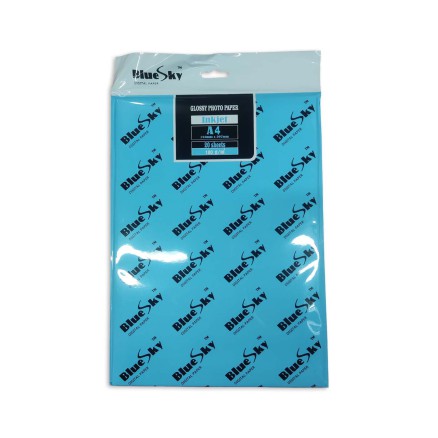 Blue sky 180 gram glossy photo paper_4153