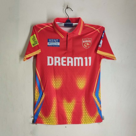 Panjab kings IPL Polo Cricket jersey 2025 For Men_2105