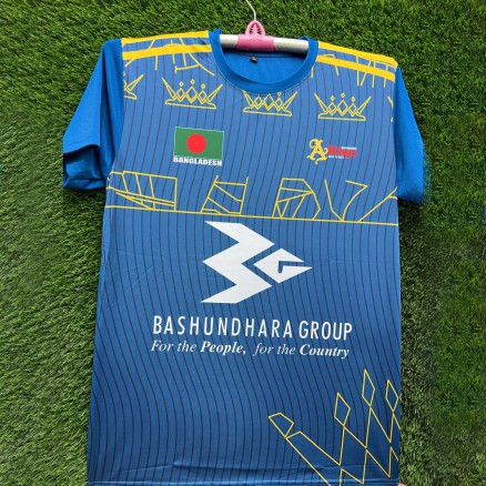 Bashundhara Kings Sublimation Gol Gola Football Jersey For Men -8614