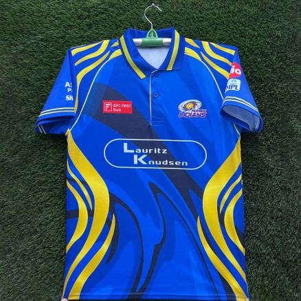 Mumbai Indians IPL-2025 Cricket  Polo Jersey for Men_9001