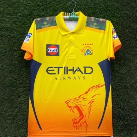 Chennai Super Kings-2025 IPL Cricket  Polo Jersey for Men_9002