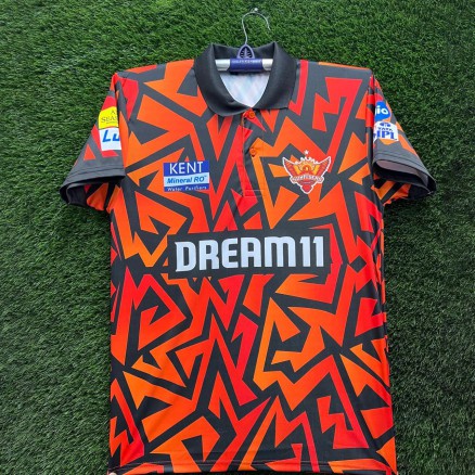 Sunrisers Hyderabad IPL-2025 Cricket  Polo Jersey for Men_9007