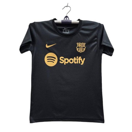 Bercelona Embroidery Football Jersey For Boy_3871