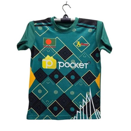Bashundhara kings Embroidery Football Jersey For Boy_3879