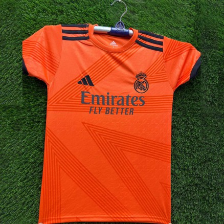 Real Madrid Embroidary Gol Gola Football Jersey For Boy -8720
