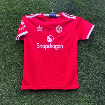 Manchester United Embroidary Gol Gola Football Jersey For Boy -8725