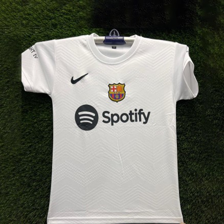 Bercelona Embroidary Gol Gola Football Jersey For Boy -8732
