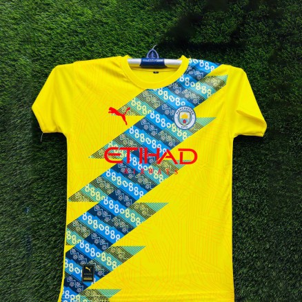 Manchester City Sublimation Gol Gola Football Jersey For Boy -8761