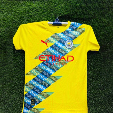 Manchester City Sublimation Gol Gola Football Jersey For Boy -8772