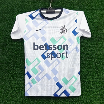 Inter Milon Embroidery Football Jersey For Boy -6364