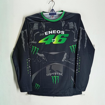 Monster 46 Full Sleeve Bike Jersey For Men - 4prt Bike T Shirt - Monster 46 Jersey_bd-Bazar683