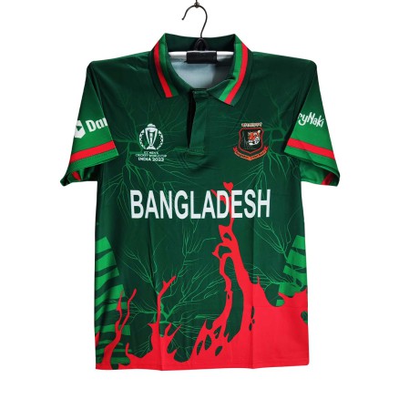 Bangladesh Half Sleeve Polo World Cup Jersey For Men - Bangladesh Cricket Jersey - 125