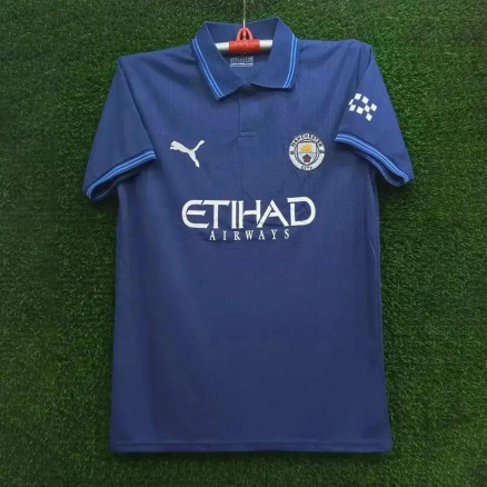 Manchester Cityt Embroidery Polo Jersey For Men - 6012