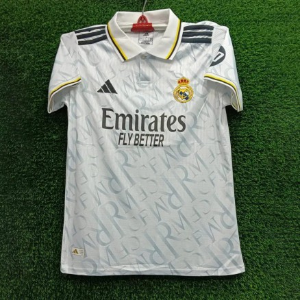Real Madrid Embroidery Polo Jersey For Men - 6019
