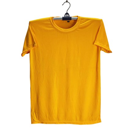 Solid Yellow Color Gol Gola Jersey For Men - 5025