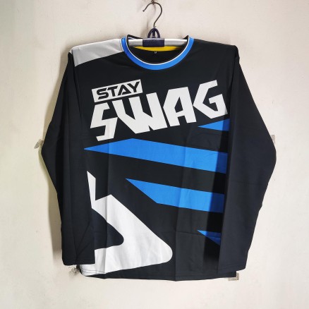 SWAG Full Sleeve Bike  Jersey For Men - Stay Swag Jersey - SWAG Bike Jersey_323