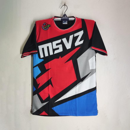 MSVZ Sleeve Jersey Bike Jersey For Men - Bike T Shirt  - MSVZ Bike Jersey_326_Red