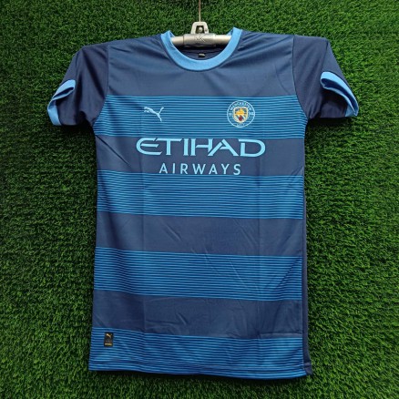 Manchester City Embroidery Football Jersey For Boy -6370