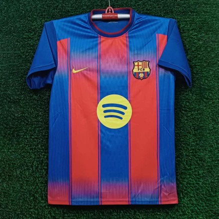 Bercelona Embroidery Football Jersey For Boy -6372